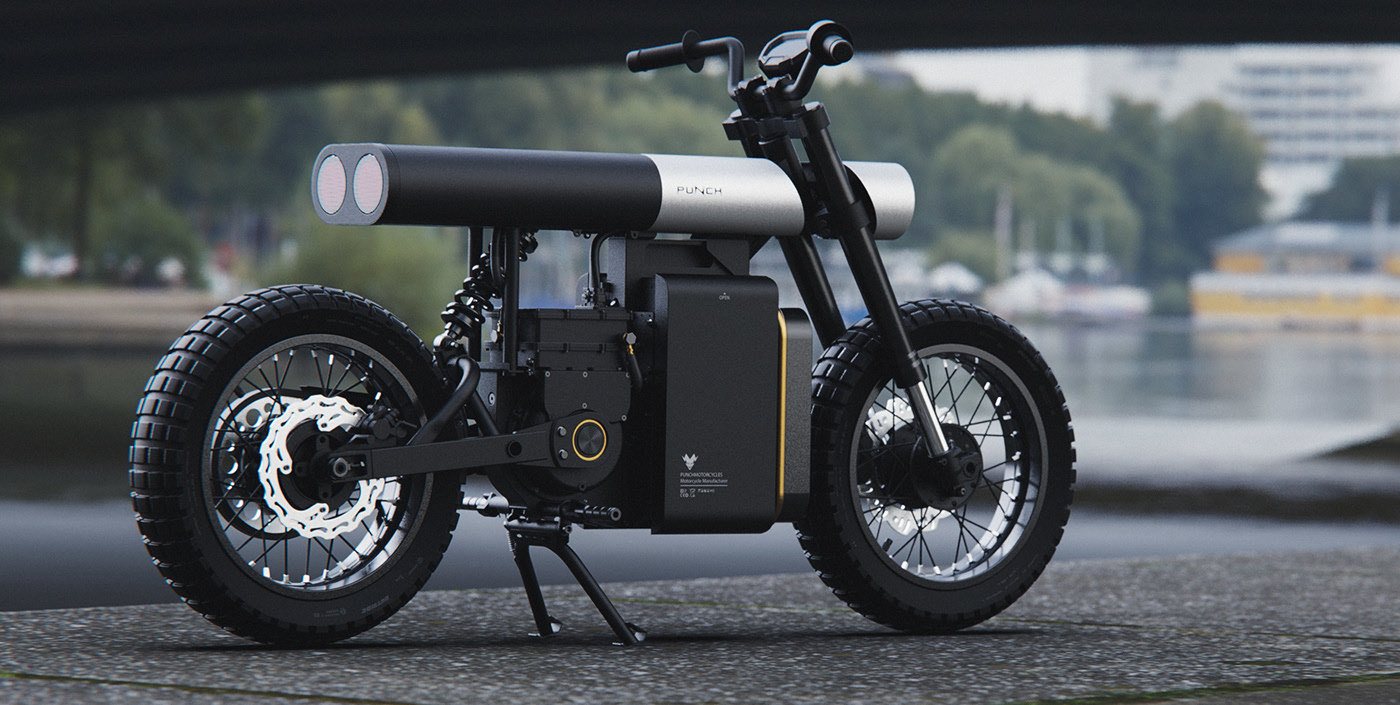 imagen 8 de Punch, una motocicleta eléctrica de batería extraíble perfecta para moverte por la ciudad.