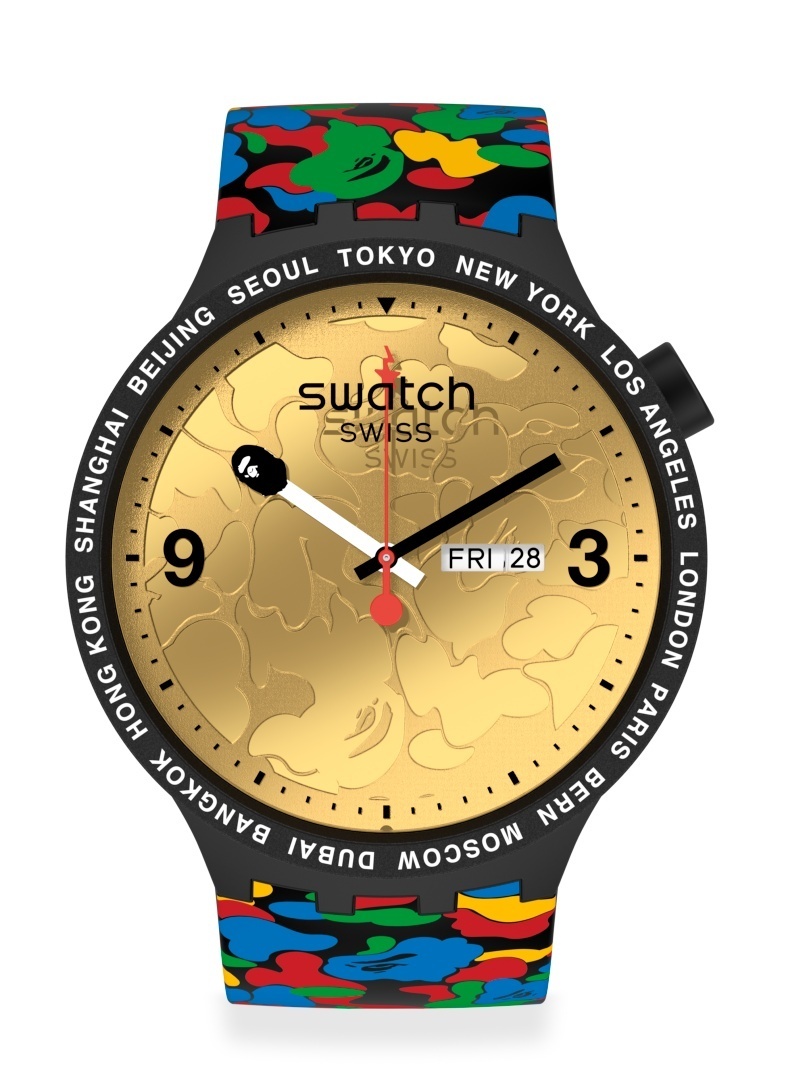 imagen 8 de Tiempo y relojes de Swatch y A Bathing Ape.