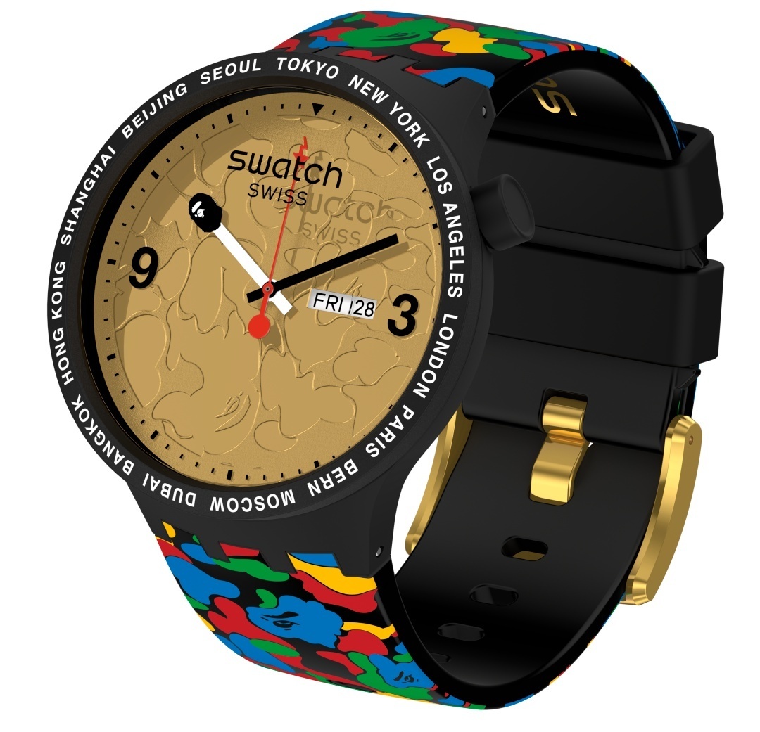 imagen 5 de Tiempo y relojes de Swatch y A Bathing Ape.