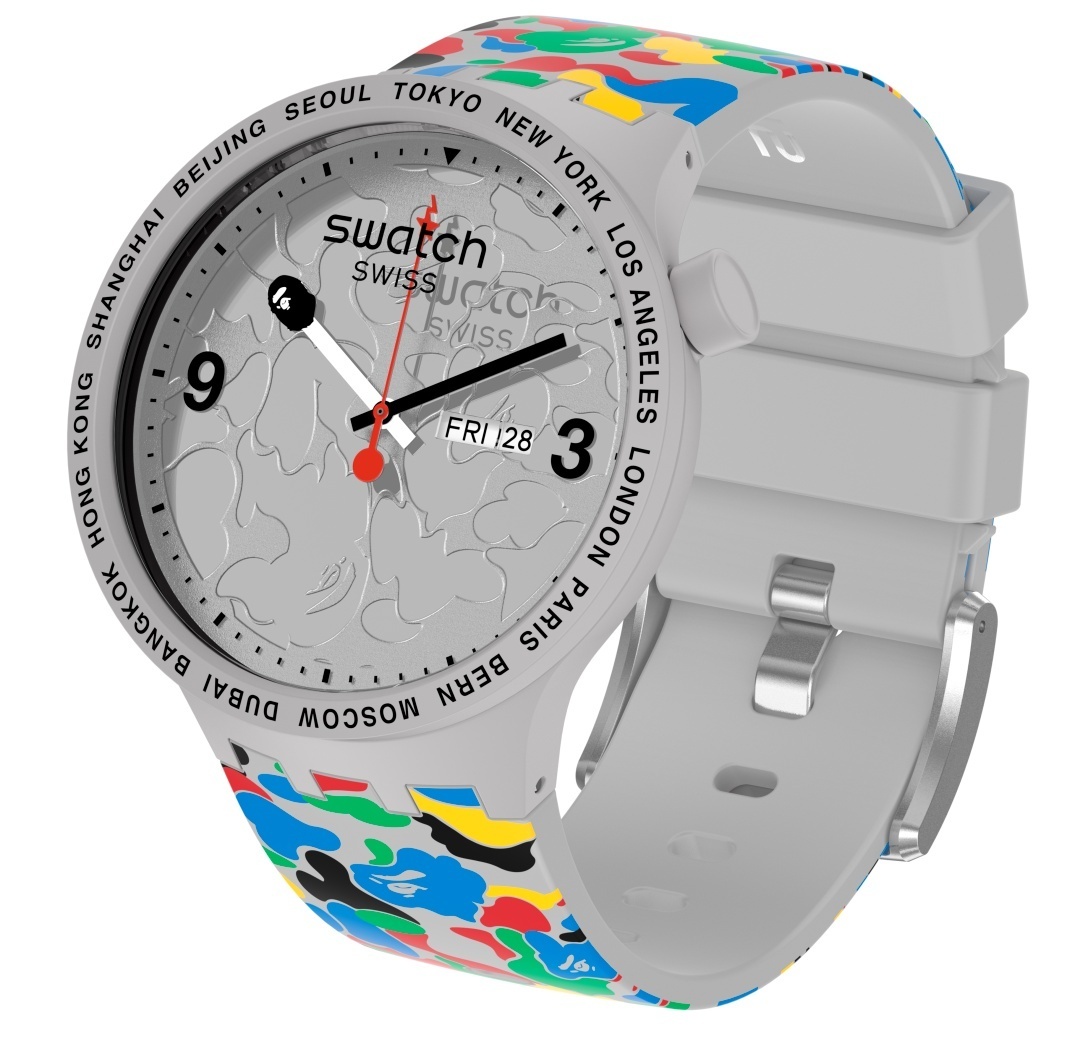 imagen 4 de Tiempo y relojes de Swatch y A Bathing Ape.