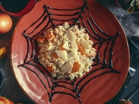 El otoño con queso suizo y calabaza sabe mejor… ¡sabe a Halloween!