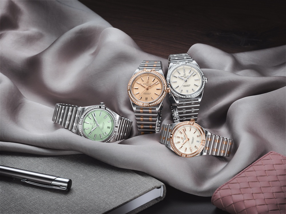 imagen 1 de Chronomat 36 y 32: relojes versátiles para mujeres Breitling.