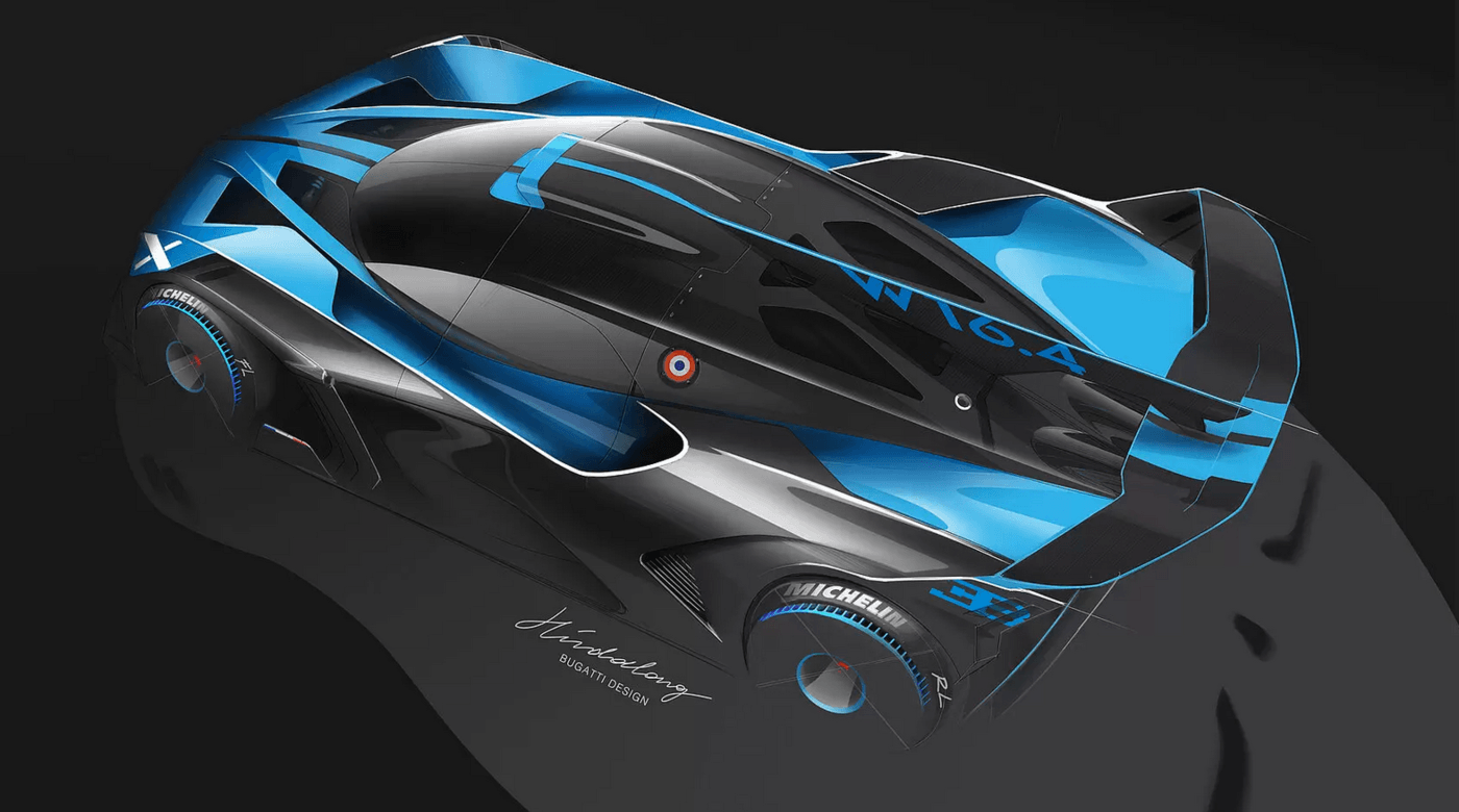 imagen 2 de Bugatti Bolide, el coche más rápido y el más ligero de la historia de esta firma.