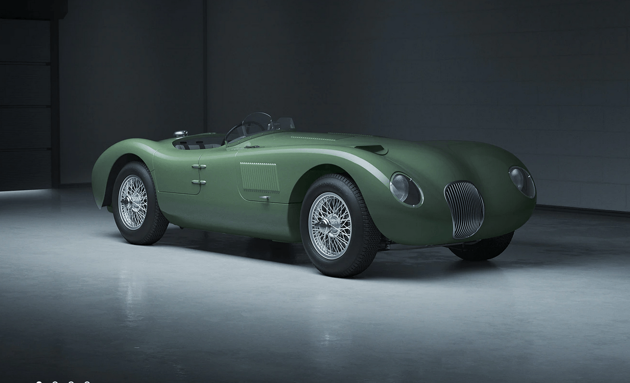 imagen 3 de Jaguar Classic C-type Continuation Roadster: el coche de los nostálgicos y de los amantes de la belleza clásica.