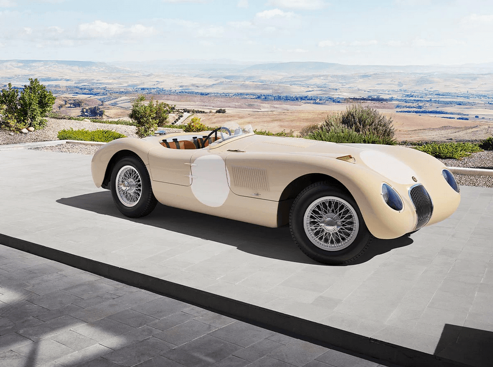 imagen 2 de Jaguar Classic C-type Continuation Roadster: el coche de los nostálgicos y de los amantes de la belleza clásica.