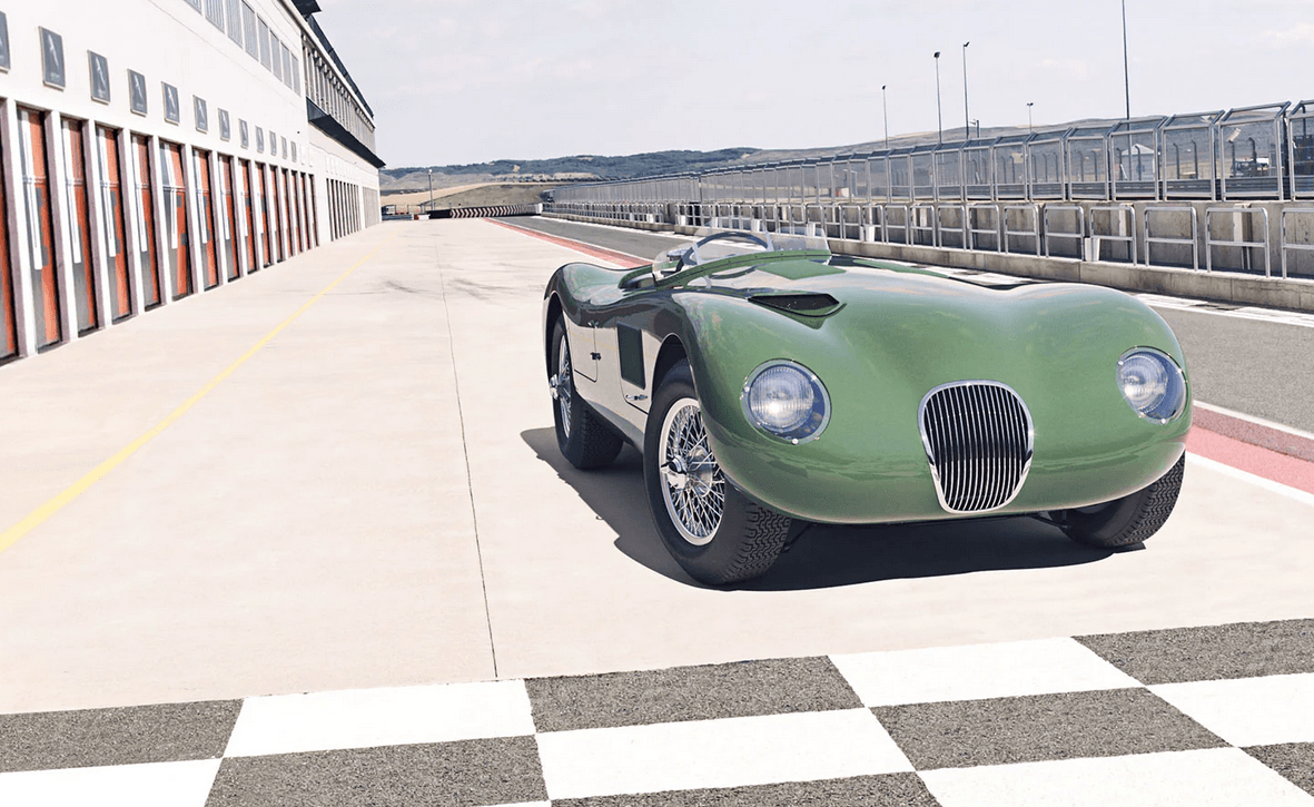 imagen 1 de Jaguar Classic C-type Continuation Roadster: el coche de los nostálgicos y de los amantes de la belleza clásica.