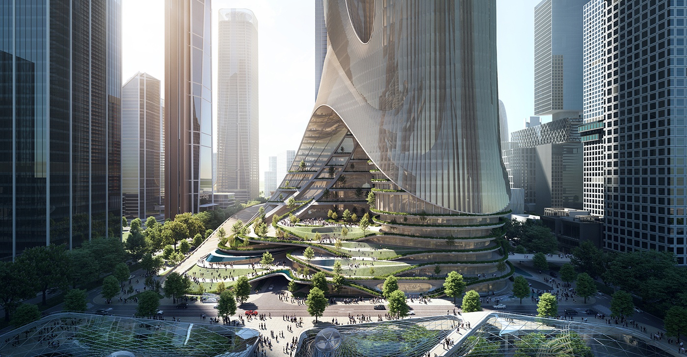 imagen 1 de Tower C: lo nuevo de Zaha Hadid Architects en Shenzhen, China.