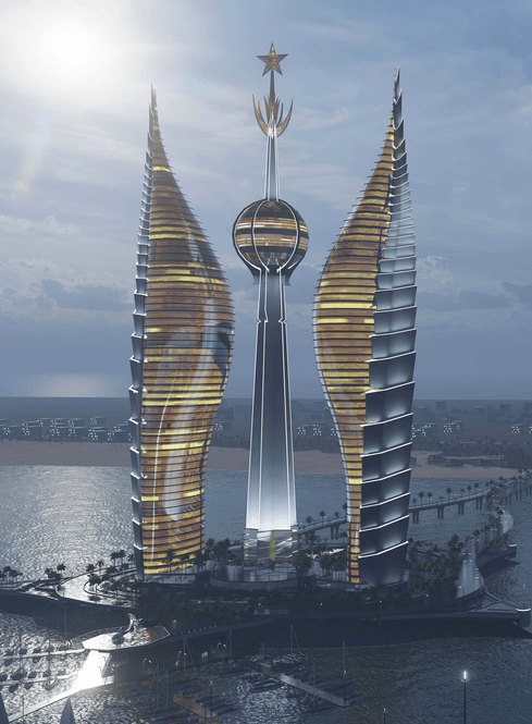 imagen 5 de Djibouti Towers: el rascacielos más alto de África es de diseño ruso.