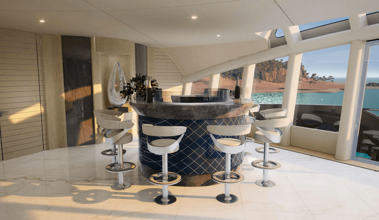 imagen 3 de Emir de Gresham Yacht Design, un yate para entrar a vivir.
