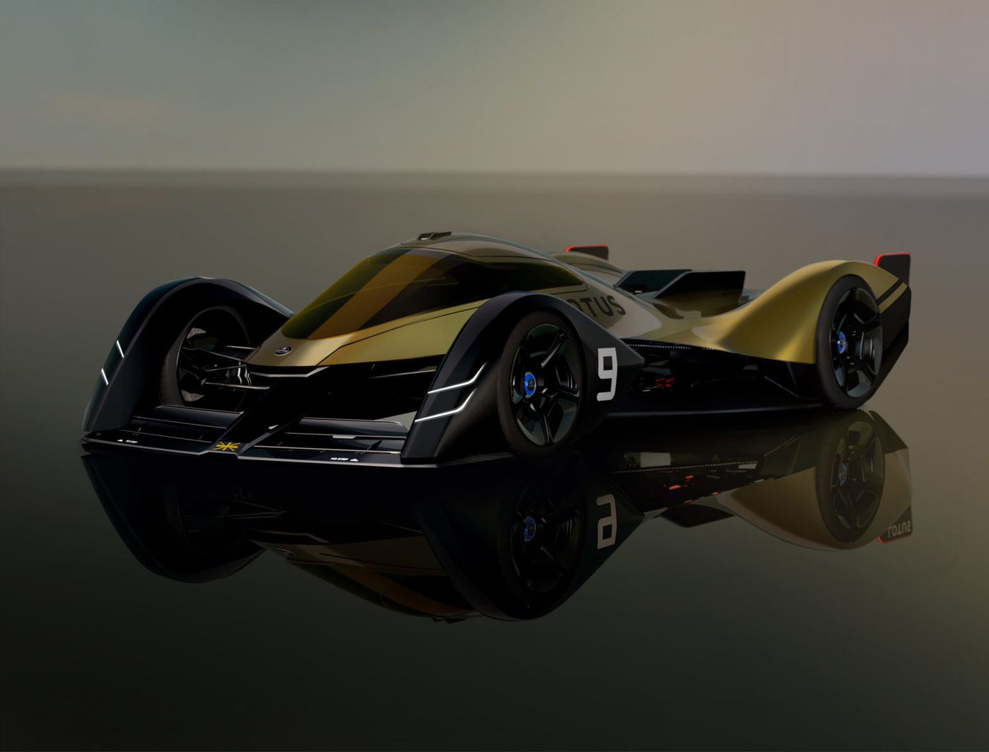 imagen 1 de Lotus E-R9, un coche eléctrico de carreras para 2030.