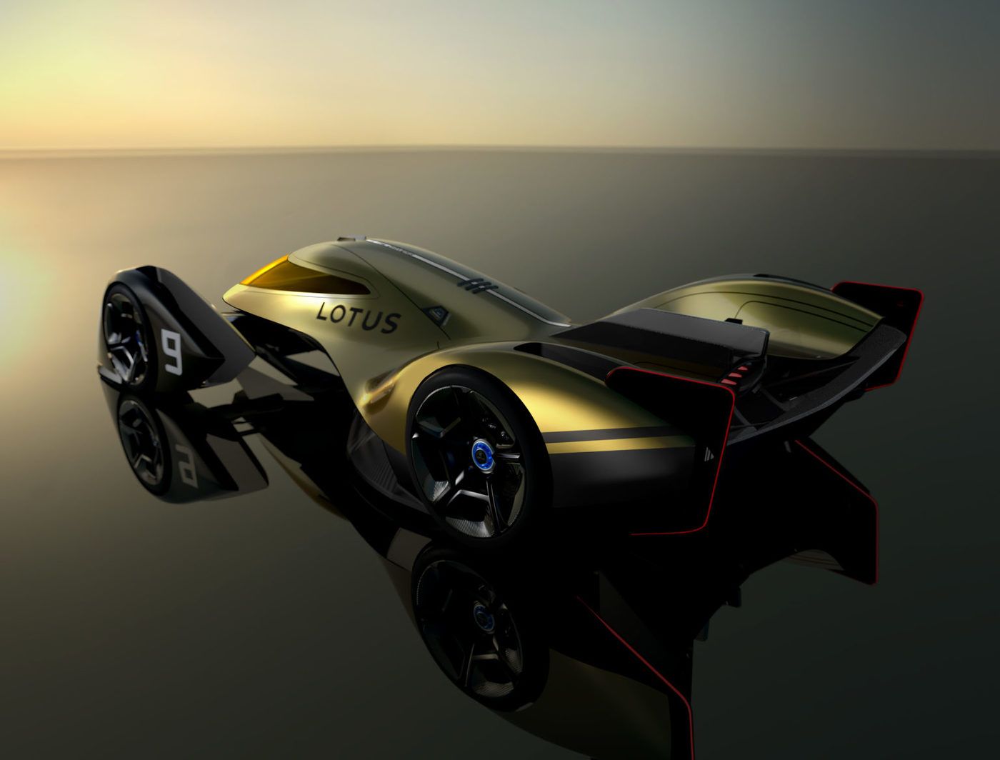 imagen 2 de Lotus E-R9, un coche eléctrico de carreras para 2030.