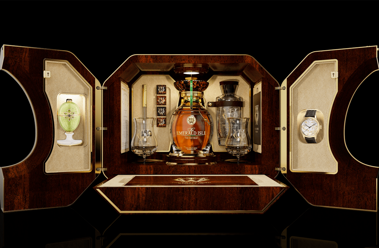 imagen 1 de The Emerald Whisky Collection: cristal, whisky, tiempo y un huevo de Fabergé.