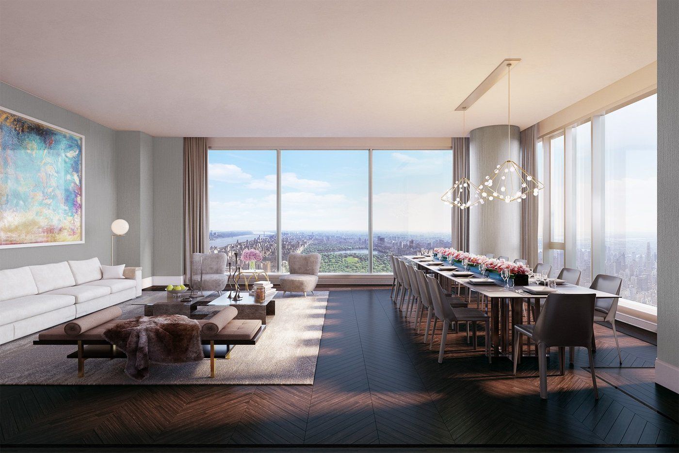 imagen 2 de Así son y esto cuestan los apartamentos de Central Park Tower, el edificio residencial más alto del mundo.
