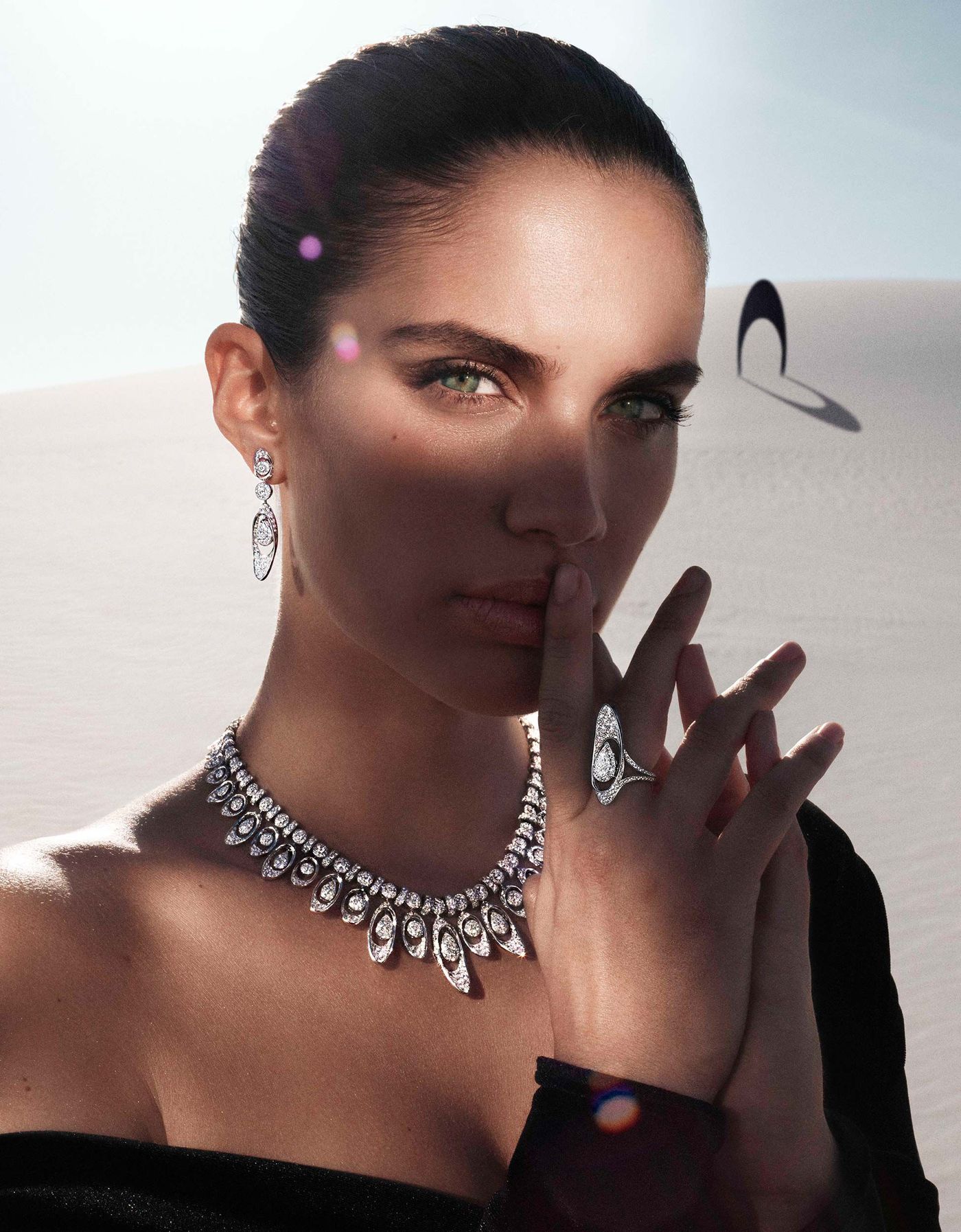 imagen 5 de La belleza de los diamantes Graff es Tribal y étnica, es Sara Sampaio.