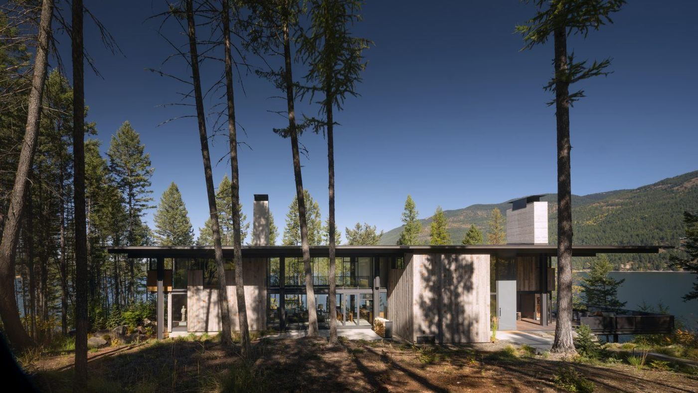 imagen 1 de La nueva casa del lago está en Montana.