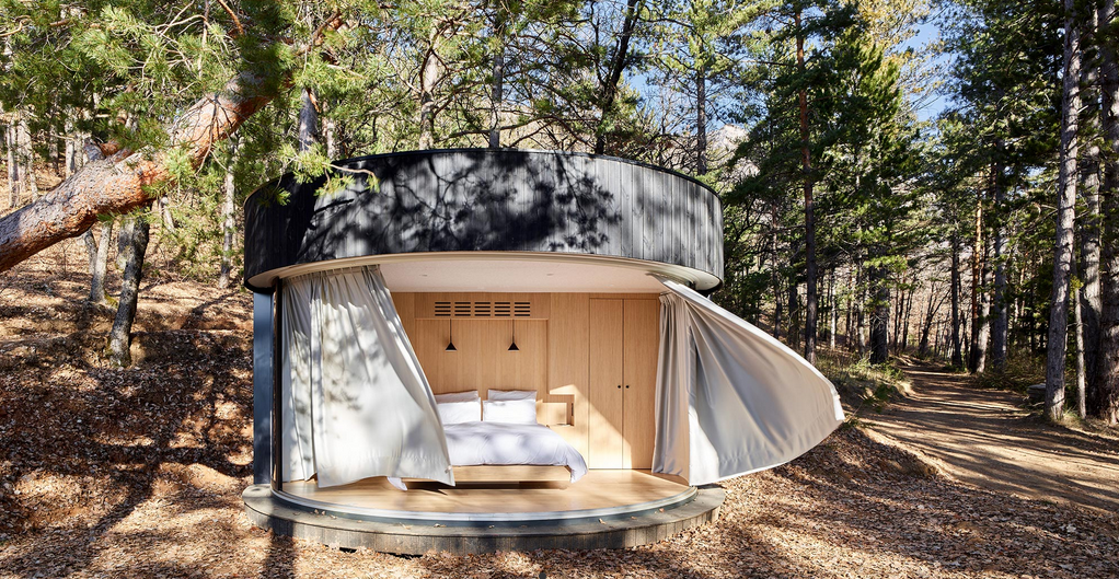 imagen 2 de Lumipod, de los refugios más naturales a una sauna.