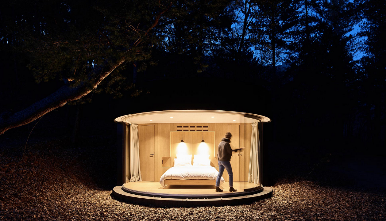 imagen 4 de Lumipod, de los refugios más naturales a una sauna.