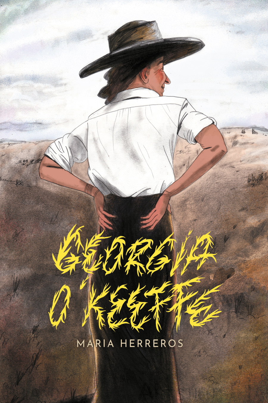 imagen 1 de María Herreros dibuja a Georgia O’Keeffe.