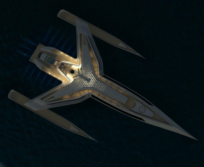 imagen 5 de Estrella. Una nave espacial convertida en yate de diseño y lujo.
