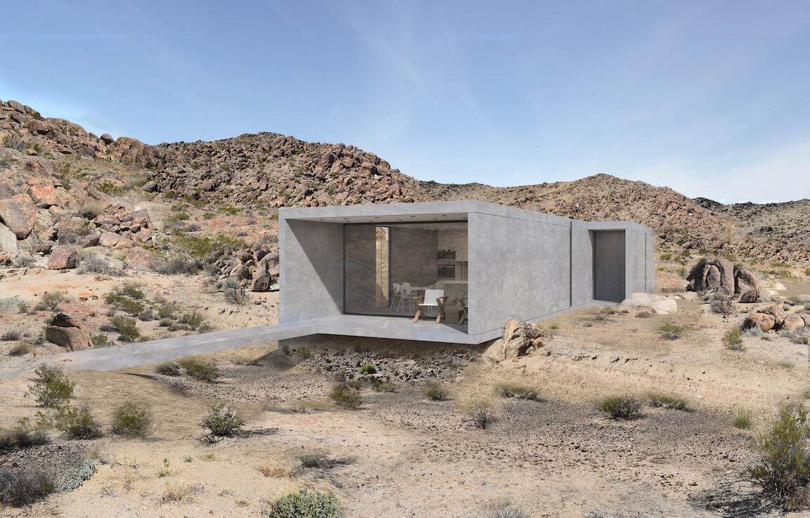 imagen 2 de El Cemento Uno: una casa vanguardista en un desierto y a solo 2 horas de Los Ángeles.