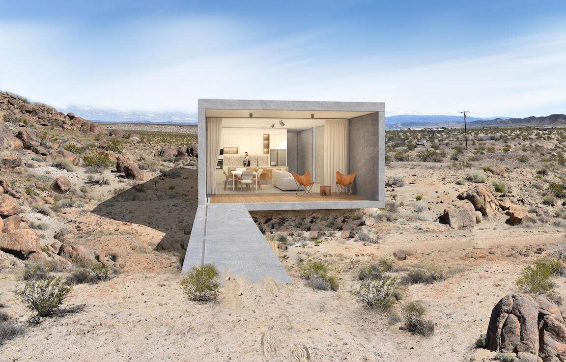 imagen 3 de El Cemento Uno: una casa vanguardista en un desierto y a solo 2 horas de Los Ángeles.