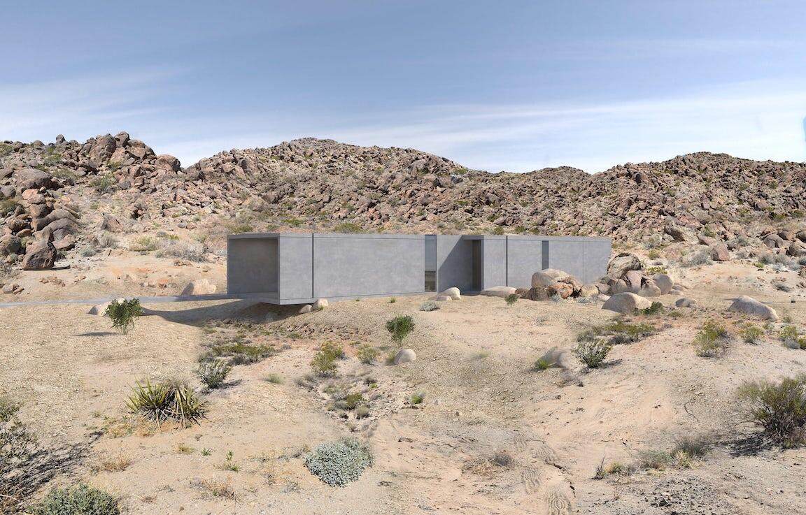 imagen 1 de El Cemento Uno: una casa vanguardista en un desierto y a solo 2 horas de Los Ángeles.