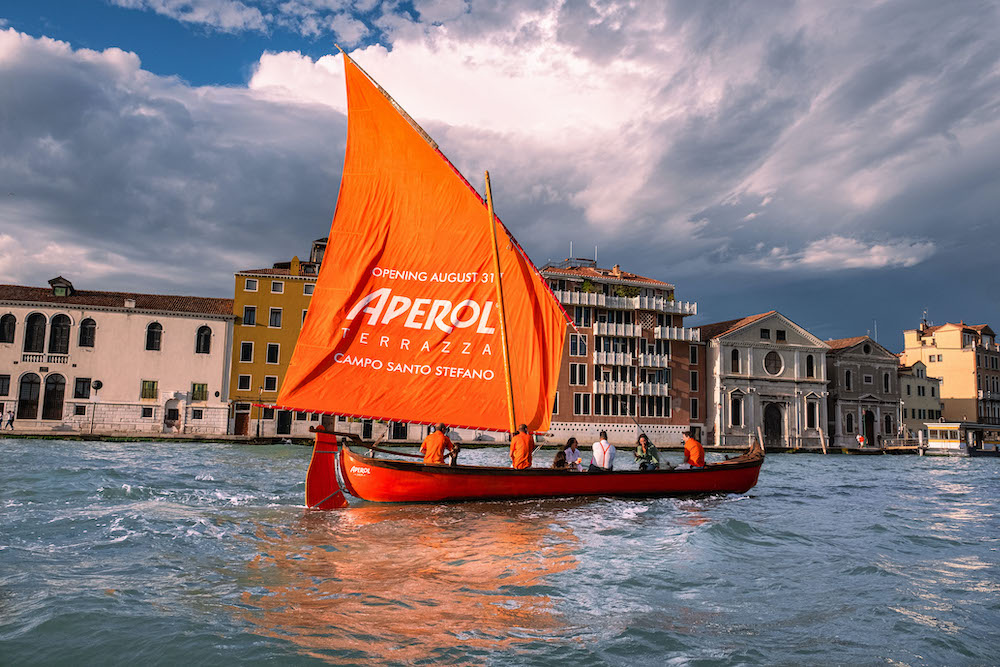 imagen 1 de El nuevo Aperol bar está en Venecia.