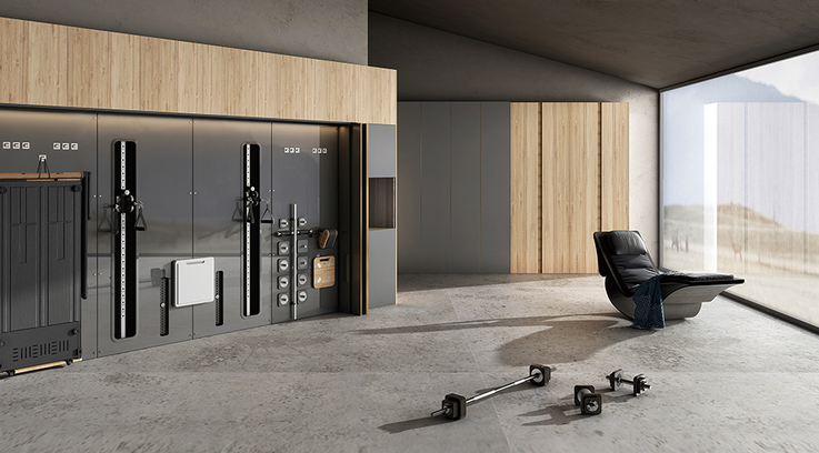 G-Wall Integrated Home System Fitness ¿y si pudieras tener todo un gimnasio en la pared?