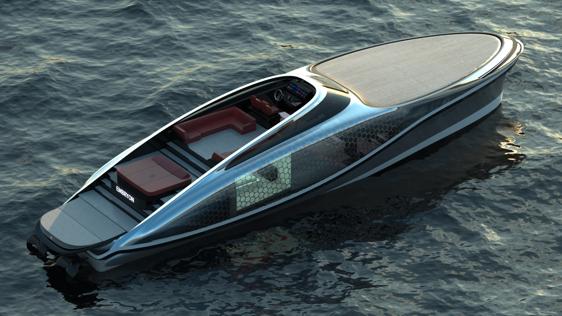 imagen 2 de Embryon Hyperboat Concept, una nueva joya náutica de Lazzarini.