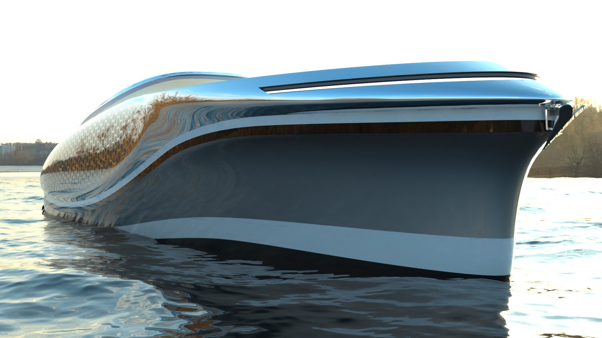 imagen 8 de Embryon Hyperboat Concept, una nueva joya náutica de Lazzarini.