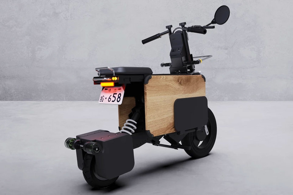 imagen 2 de Tatamel, una motocicleta como una cajonera sólo podía ser japonesa.