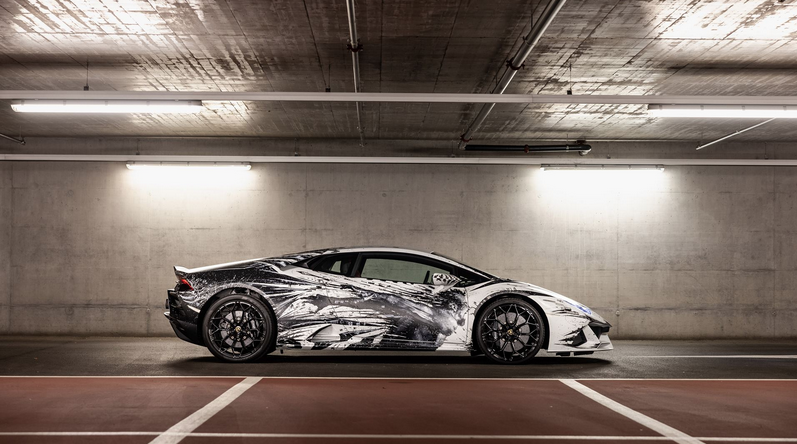 imagen 2 de Minotauro, el Lamborghini Huracan Evo según el artista italiano Paolo Troilo.