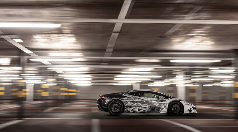 imagen 3 de Minotauro, el Lamborghini Huracan Evo según el artista italiano Paolo Troilo.