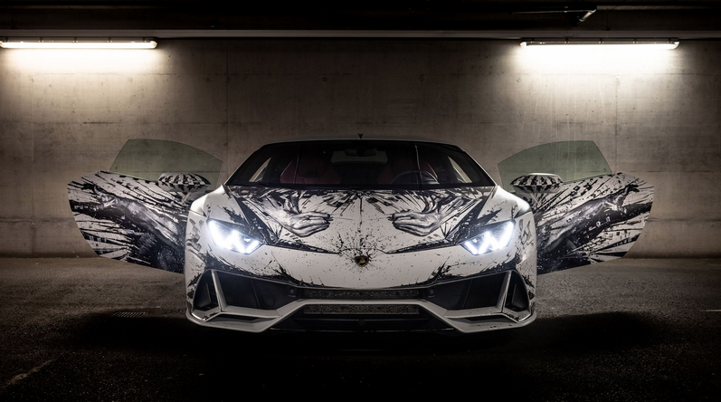 imagen 4 de Minotauro, el Lamborghini Huracan Evo según el artista italiano Paolo Troilo.