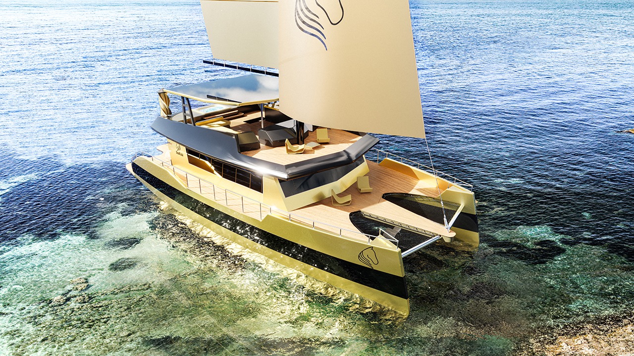 imagen 2 de SeaRide presentará en Puerto Banús su catamarán de lujo y cero emisiones.