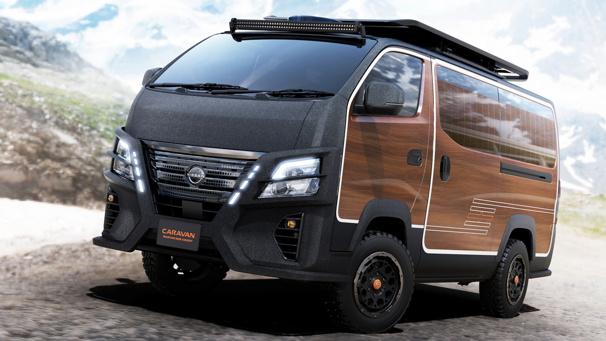 imagen 1 de Nissan Caravan Mountain Base concept, la camper que esperabas se presenta en Tokio en 2022.