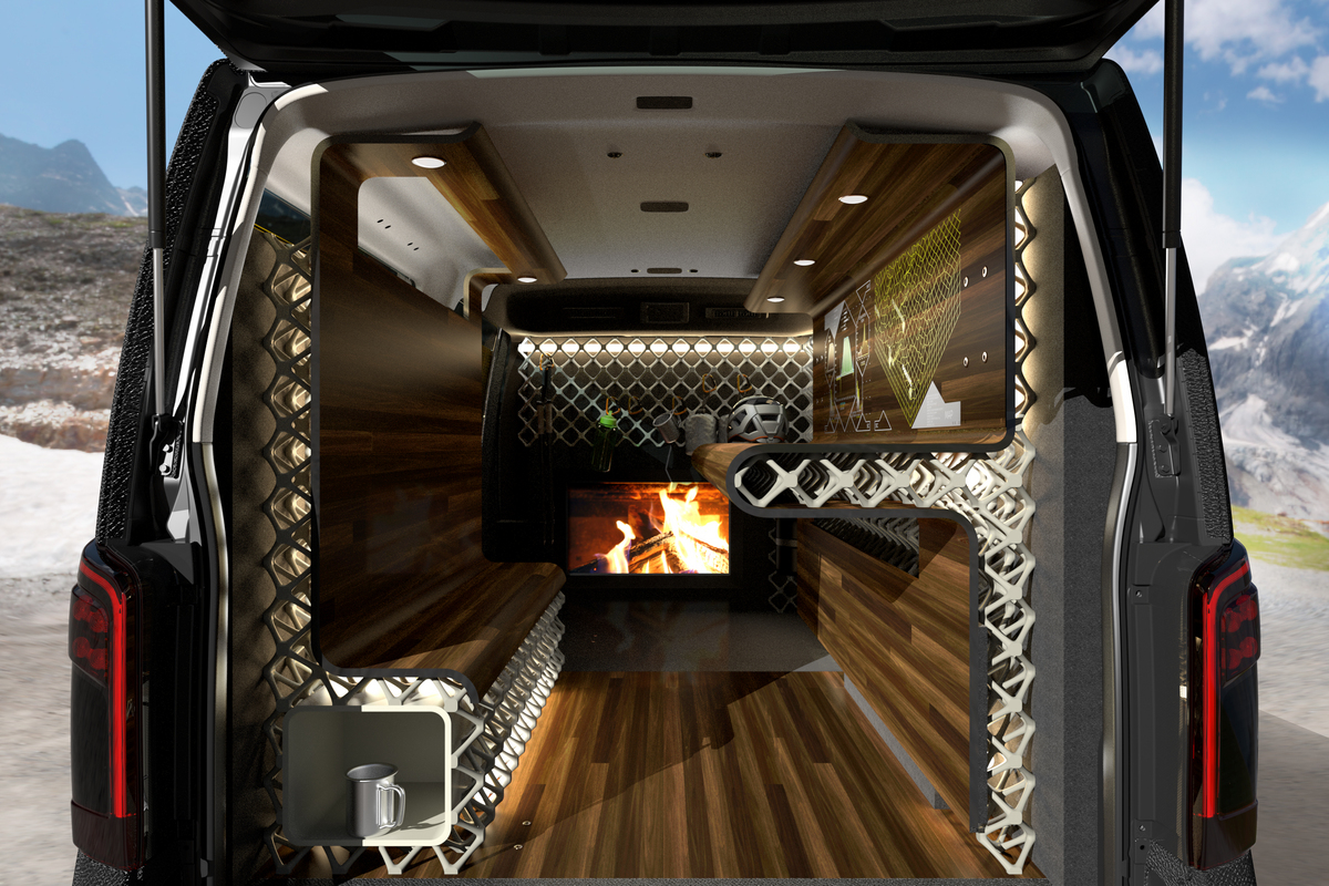 imagen 4 de Nissan Caravan Mountain Base concept, la camper que esperabas se presenta en Tokio en 2022.