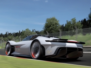 Porsche Vision Gran Turismo, el coche de carreras de los amantes de los videojuegos.