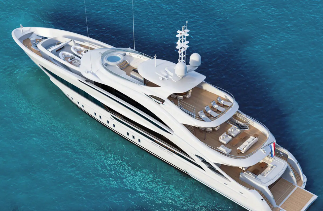 imagen 1 de Project Aura, el quinto yate botado por Heesen Yachts en 2021.