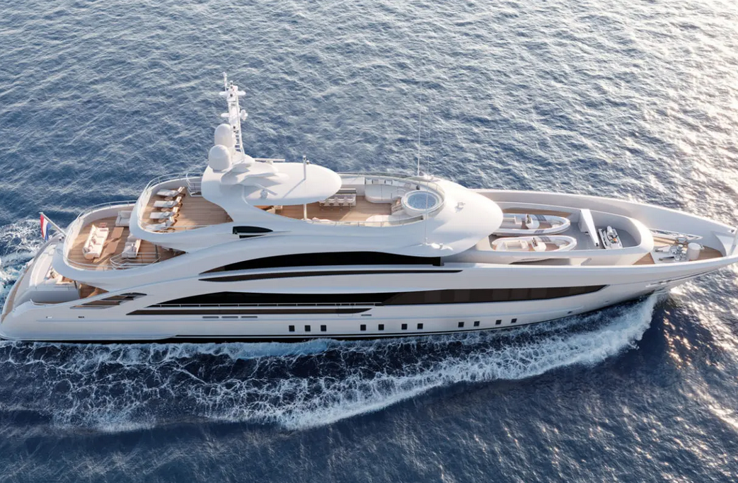 imagen 4 de Project Aura, el quinto yate botado por Heesen Yachts en 2021.