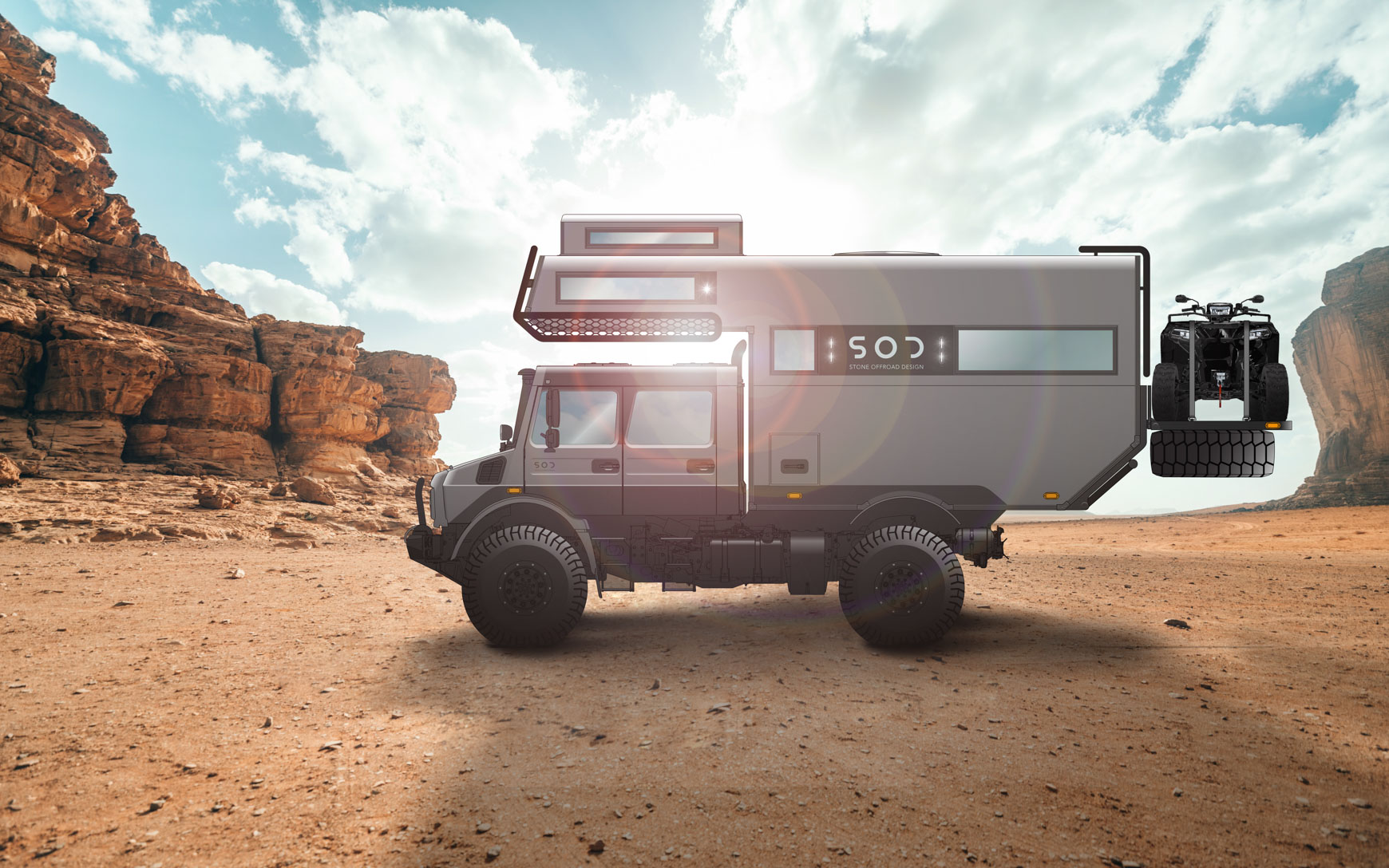 imagen 1 de SOD Rise 4×4, el vehículo que esperaban los amantes de la aventura, el confort y el lujo.