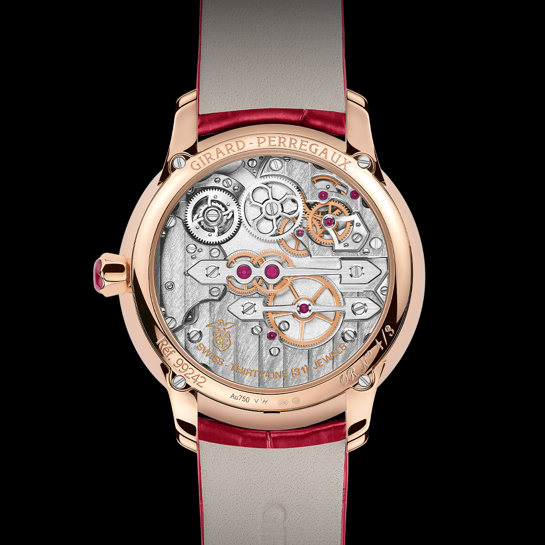 imagen 5 de Girard-Perregaux presenta un espectacular reloj joya de rubíes y diamantes.