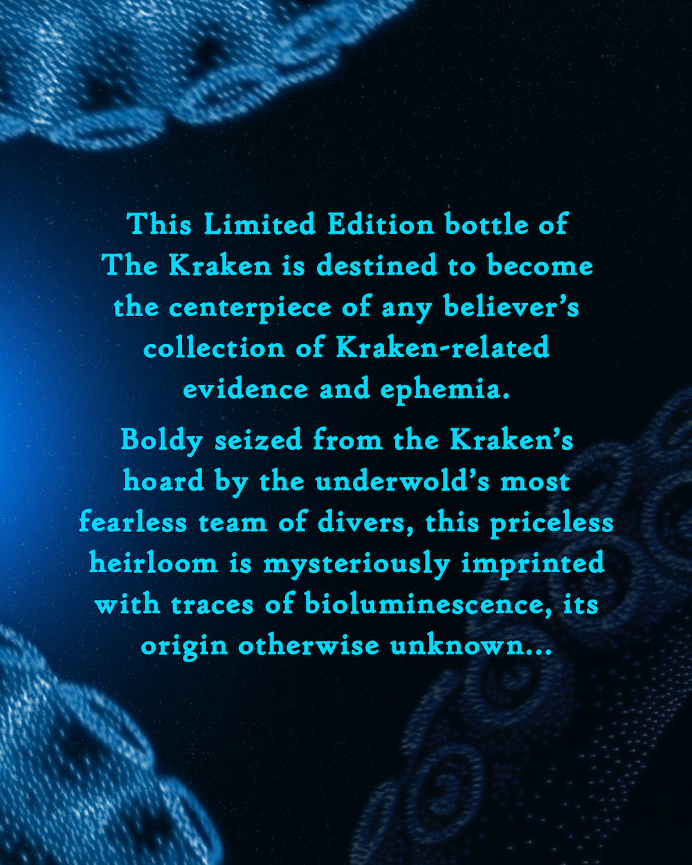 imagen 9 de Imposible perder de vista la nueva botella de The Kraken.