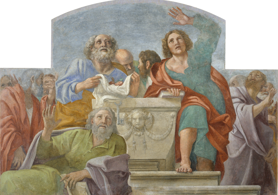 imagen 2 de El Prado exhibe los frescos de la capilla Herrera, de Annibale Carracci.