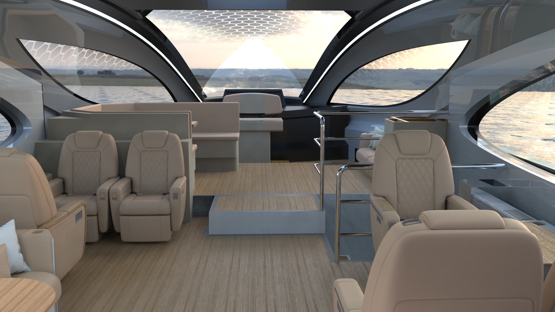 imagen 8 de Royal Alpha Yacht One, un nuevo y sorprendente yate de Lazzarini.