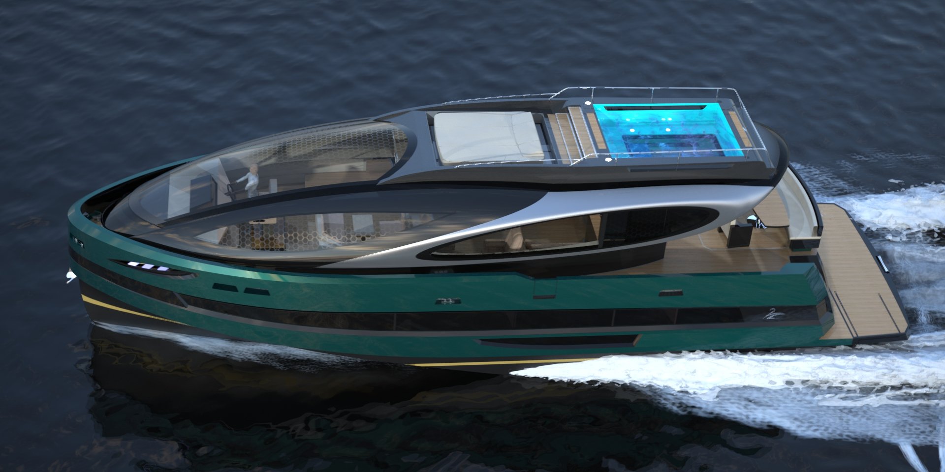 imagen 3 de Royal Alpha Yacht One, un nuevo y sorprendente yate de Lazzarini.