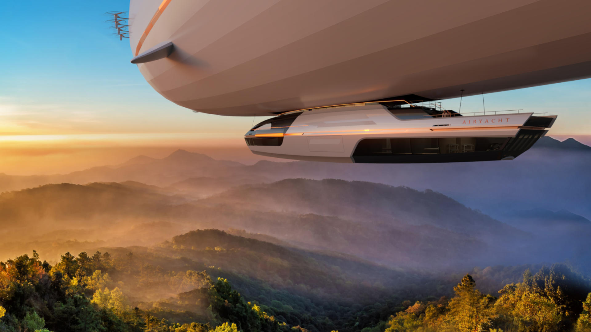 imagen 2 de ¿Te imaginas volando en un yate? Con el AirYacht a partir de 2026 será posible…