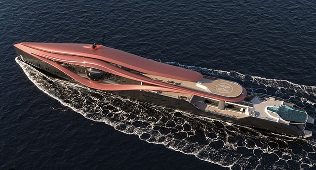 imagen 3 de Zion, un concept yacht de escádalo de Bhushan Powar Design.