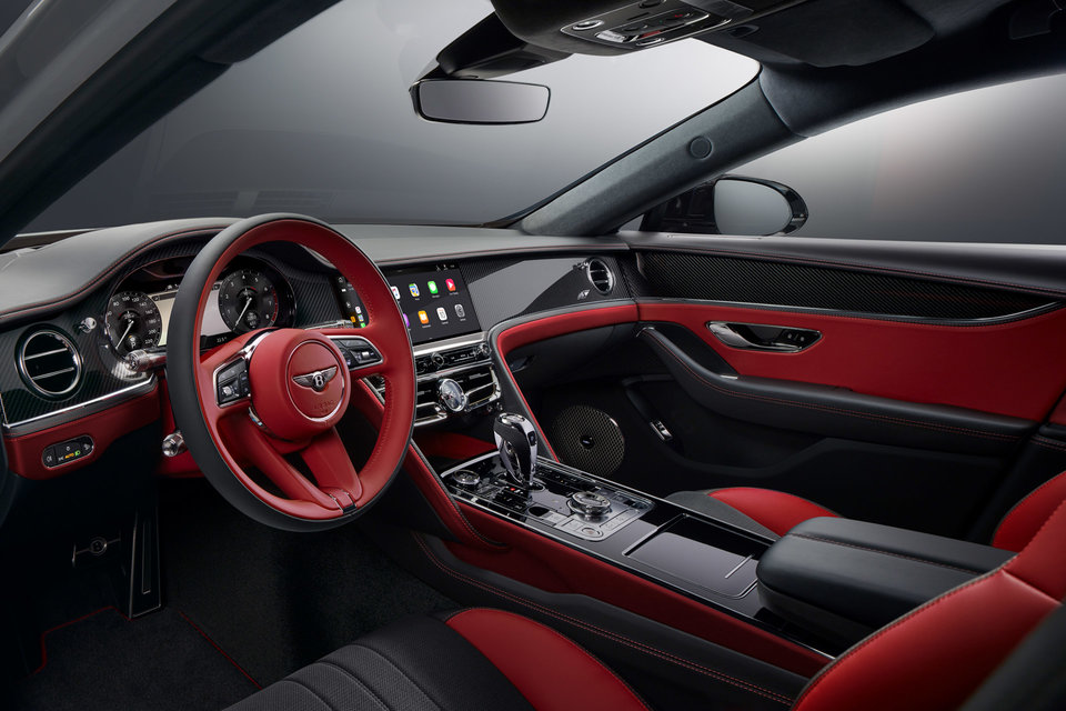 imagen 3 de Flying Spur S Sedan, el ultralujoso sedán de Bentley será híbrido y más deportivo en 2023.