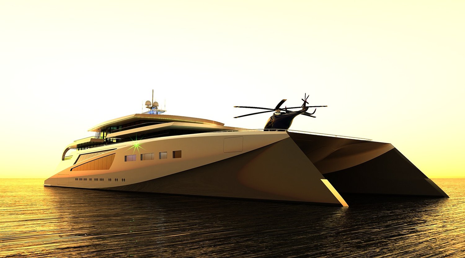 imagen 6 de M Catamaran Concept, el espectacular yate diseñado por Nick Stark.